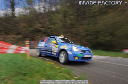 2008-04-19 Rally 1000 Miglia 0649 Gargioni-Guerra - Renault Clio RS